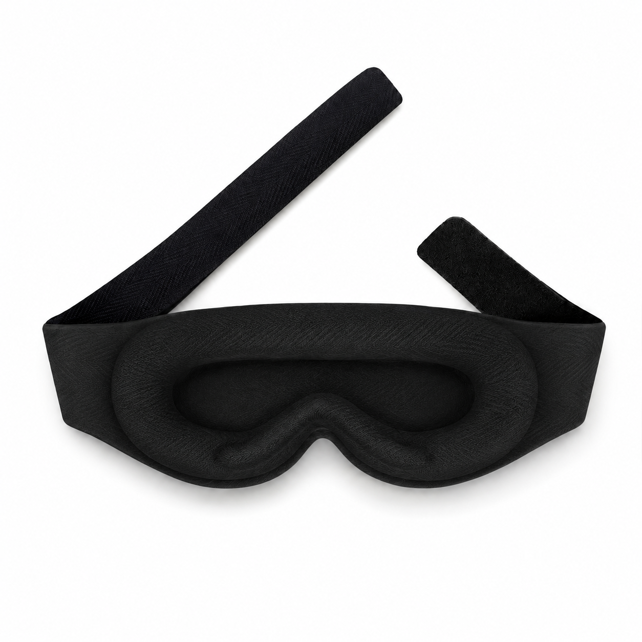 3D weighted sleep mask in Midnight Black