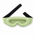 3D weighted sleep mask in Sage Green