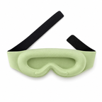3D weighted sleep mask in Sage Green
