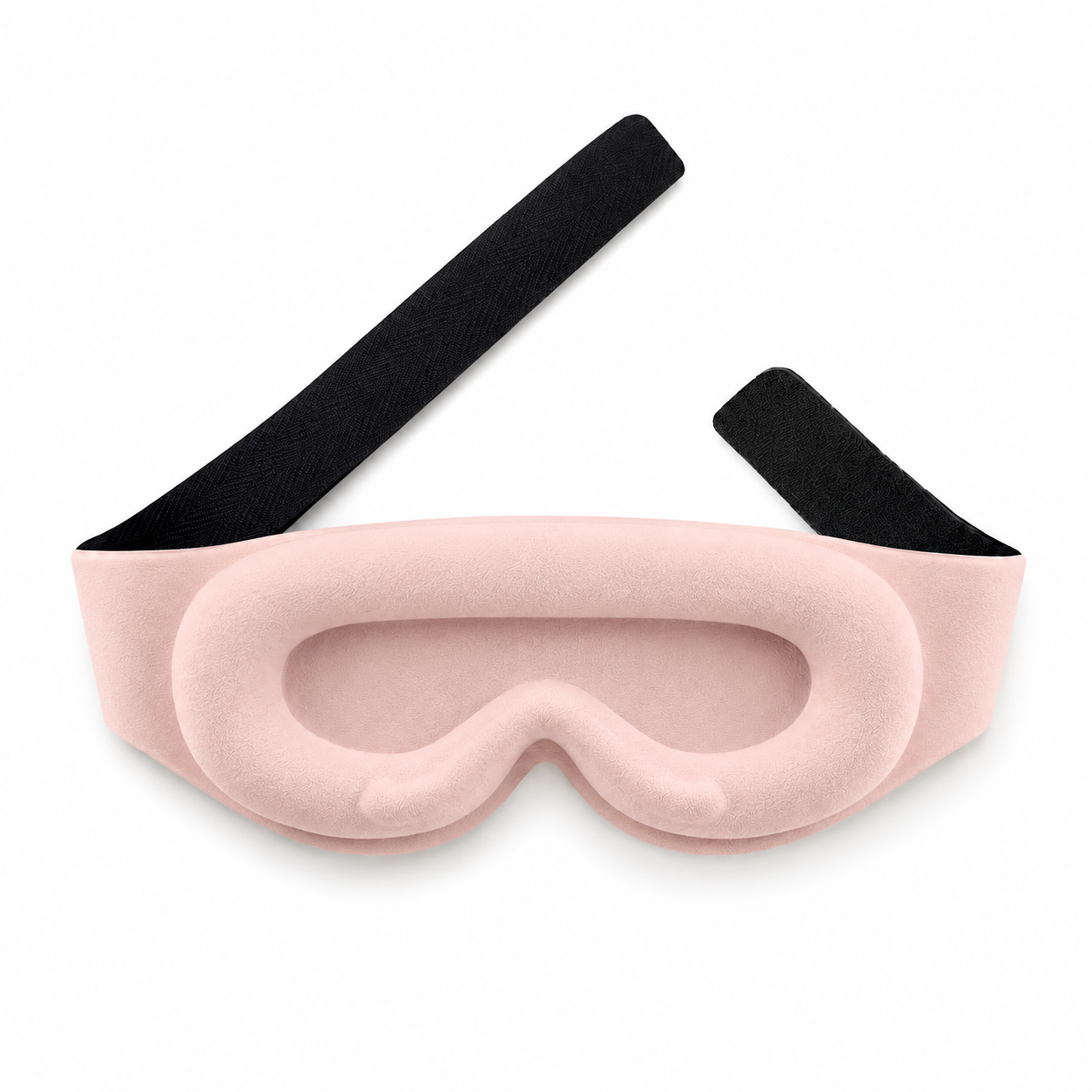 3D weighted sleep mask in Soft Pink