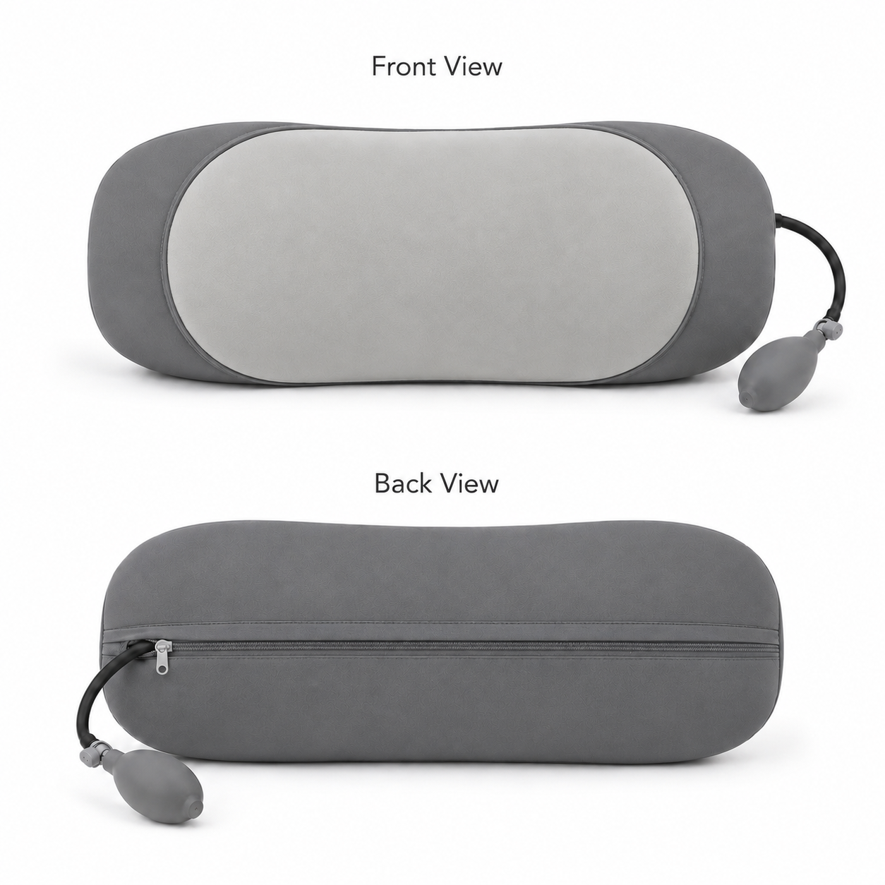 Removable cover and curved lumbar cushion profile