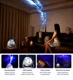 Interchangeable galaxy projector slide detail