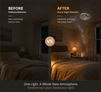 USB galaxy wall lamp product overview