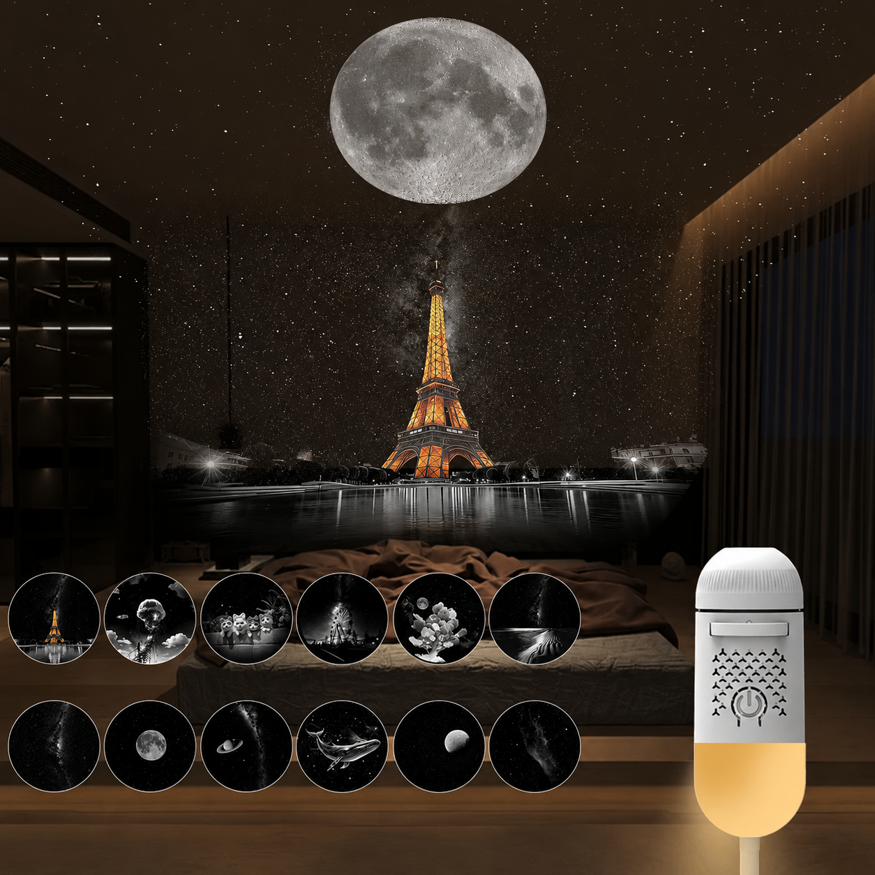 Starry sky wall lamp Ultimate Galaxy Package with 24 effects